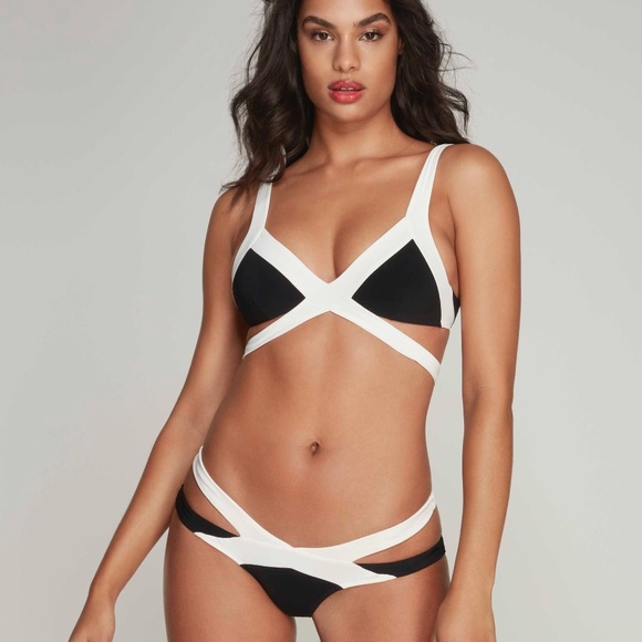 NWT Agent Provocateur Mazzy White Black Bottom AP4 - Picture 4 of 6